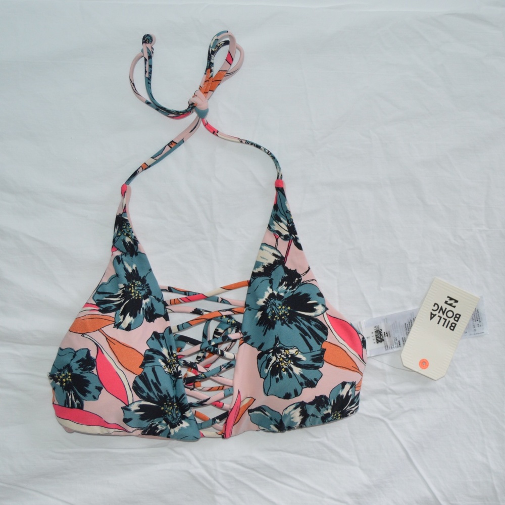 Women's Coastal Luv Hi Neck Bikini Top